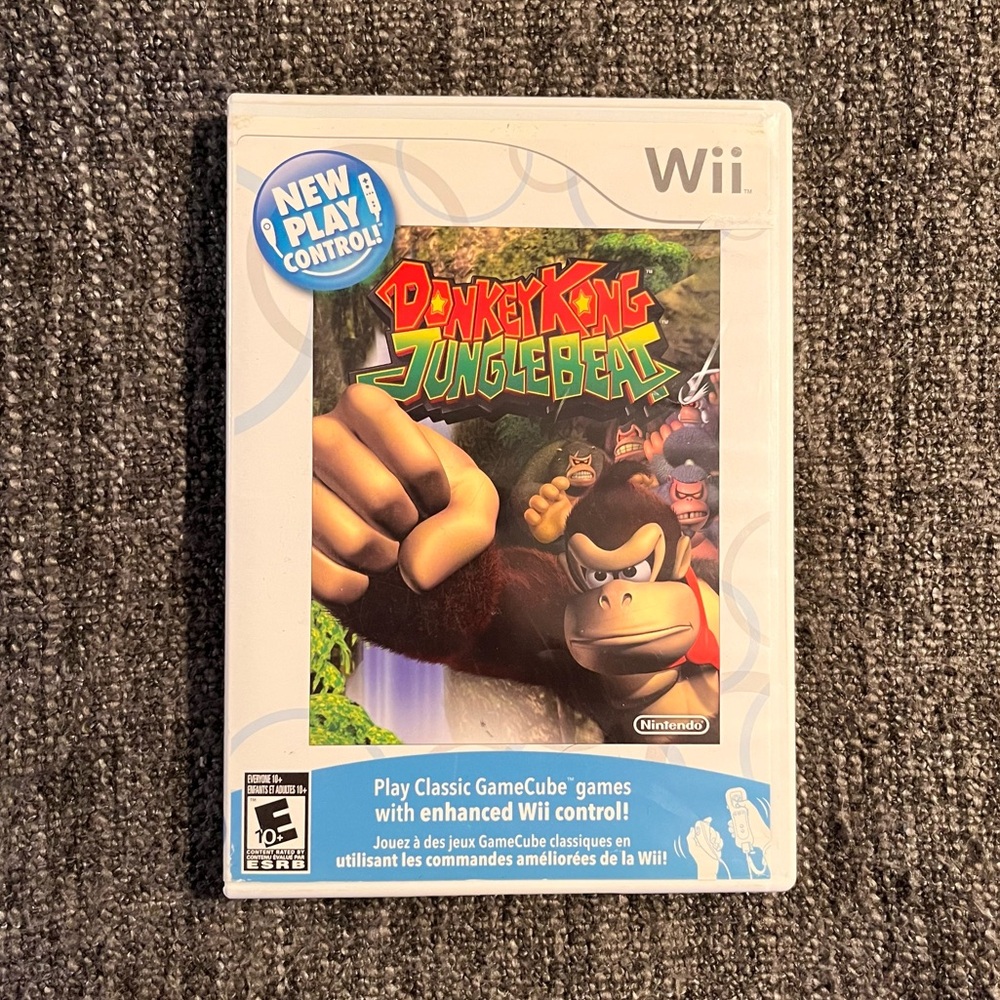 New Play Control: Donkey Kong Jungle Beat Nintendo Wii Game